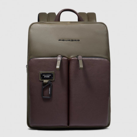 Рюкзак для ноутбука Piquadro Harper (AP) Green-Brown CA6311AP_VETM