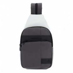 Монорюкзак Piquadro Wollem (W129) Grey-Black CA6540W129W_GRN