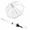 Парасолька Knirps C.760 Stick Manual Transparent Black Kn96-8760-1000