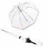 Парасолька Knirps C.760 Stick Manual Transparent Black Kn96-8760-1000