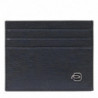 Кредитница Piquadro Black Square (B3) Black PP6855B3R_N