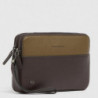 Сумочка / Клатч Piquadro Black Square (B3) Green-Brown AC3944B3R_VETM