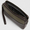 Сумочка / Клатч Piquadro Black Square (B3) Green-Brown AC3944B3R_VETM