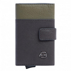 Кредитница Piquadro Black Square (B3) Green-Brown PP5649B3R_VETM