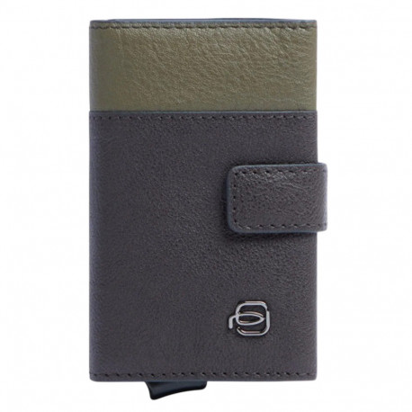 Кредитница Piquadro Black Square (B3) Green-Brown PP5649B3R_VETM