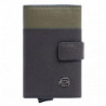 Кредитница Piquadro Black Square (B3) Green-Brown PP5649B3R_VETM