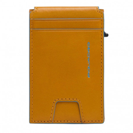 Кредитница Piquadro Blue Square (B2) Yellow PP7091B2BLR-G