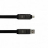 Кабель 60W Lightning, USB-C, USB-A Piquadro Bagmotic (BM) Black AC7071BM_N