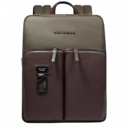 Рюкзак для ноутбука Piquadro Harper (AP) Green-Brown CA6311AP_VETM