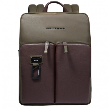 Рюкзак для ноутбука Piquadro Harper (AP) Green-Brown CA6311AP_VETM