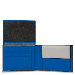 Портмоне PIQUADRO чорне PULSE/Black-Blue PU1392P15_NB