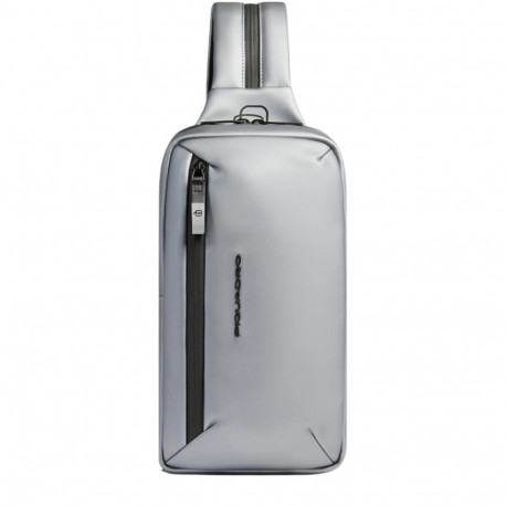Монорюкзак Piquadro Corner 2.0 (C2O) Silver-Black CA6466C2OW_MGR