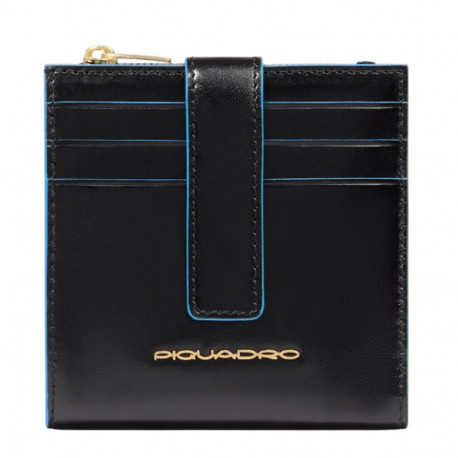 Кредитниця Piquadro Blue Square (B2) Black PP6843B2R-N