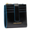 Кредитниця Piquadro Blue Square (B2) Black PP6843B2R-N