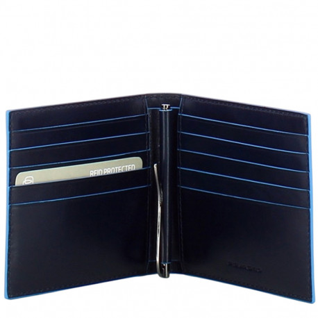 Портмоне Piquadro Blue Square (B2) Navy Blue PU1666B2R-BLU2