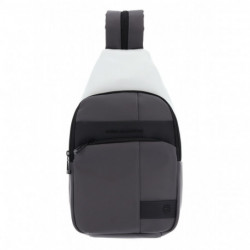 Монорюкзак Piquadro Wollem (W129) Grey-Black CA6540W129W_GRN