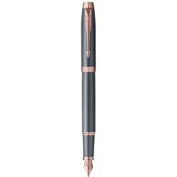 Ручка перьевая Parker IM The Finishing Touch Slate PGT FP F 28 711