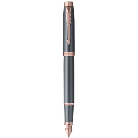 Ручка перьевая Parker IM The Finishing Touch Slate PGT FP F 28 711