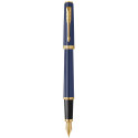 Ручка перьевая Parker MERIDIAN Blue Lacquer GT FP F 40 311