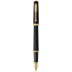 Ручка перьевая Parker MERIDIAN Matte Black Lacquer GT FP F 40 411