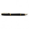 Ручка перьевая Parker MERIDIAN Matte Black Lacquer GT FP F 40 411