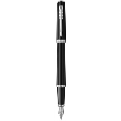 Ручка перьевая Parker MERIDIAN Matte Black Lacquer CT FP F 40 511