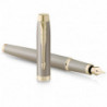 Ручка перьевая Parker IM The Finishing Touch Sandstone CHT FP F 28 611