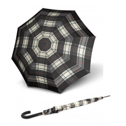 Парасолька-тростина Knirps Stick Automatic Long Check Black & White Kn79934528