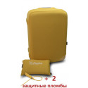 Чохол неопрен на валізу M жовтий Висота 55-65см Coverbag CvM0102E