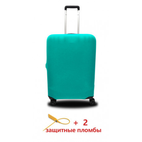 Чехол полиэстер на чемодан S мята Высота 45-55см Coverbag CvP0216S