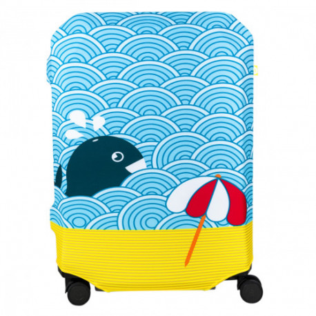 Чохол для валіз BG Berlin Hug Cover Light Whale 44-52см S Bg002-02-115-S