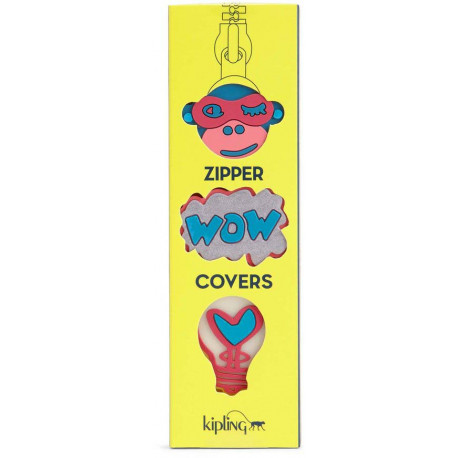 Комплект з трьох кришок для блискавки Kipling BTS PULLERS MIX/Pink Glow Mix K00107_22Z