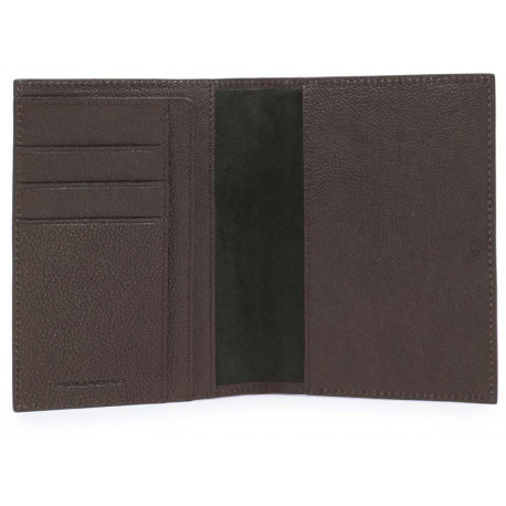 Обложка для паспорта Piquadro BK SQUARE/D.Brown PP1660B3_TM