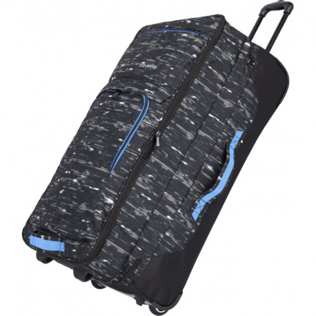 Дорожня сумка на колесах Travelite BASICS/Black Print TL096338-02
