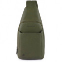 Монорюкзак Piquadro BK SQUARE/Green CA4827B3_VE