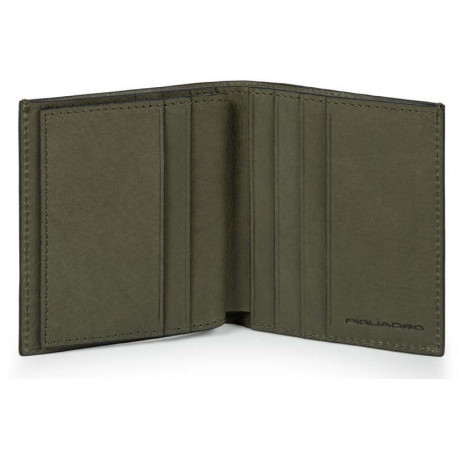 Кредитниця Piquadro BK SQUARE/Green PP1518B3R_VE