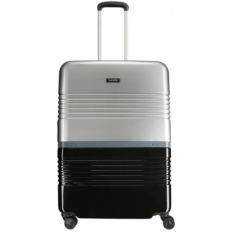 Чемодан Travelite FRISCO/Black-Silver M Средний TL075148-01