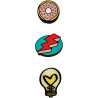 Комплект из трех крышек для молнии Kipling STYLE-IT / Donut Light Bul K00107_47X