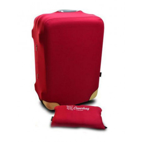 Чехол для чемоданов Coverbag полиэстер на чемодан M бордо Высота 53-65см CvP0205M
