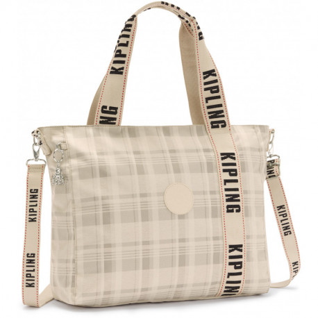 Женская сумка Kipling ASSENI Soft Plaid Bl (95X) KI5426_95X