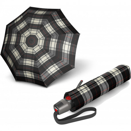 Парасолька Knirps T.200 Check Black & White Kn95 3201 5280