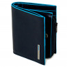 Кредитница Piquadro Blue Square на молнии (8х10,5)