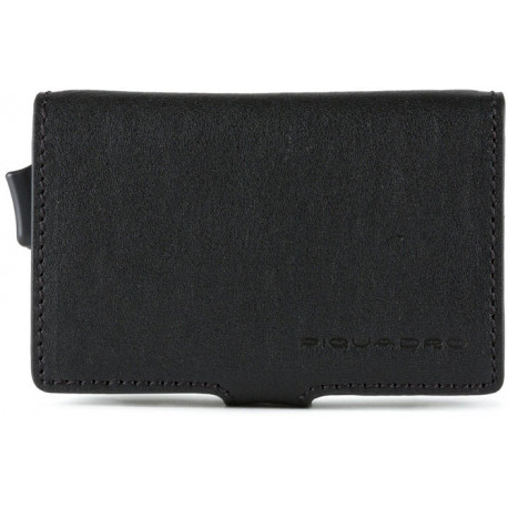 Кредитниця Piquadro Black Square (B3) Black PP5649B3R_N