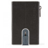 Кредитниця Piquadro Black Square (B3) Black PP5585B3R_N