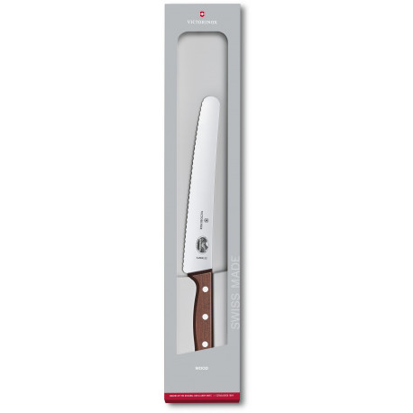 Кухонний ніж Victorinox Wood Bread & Pastry 5.2930.22G