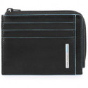 Кредитниця Piquadro Blue Square (B2) Black PP4822B2R_N