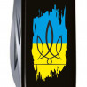 Складной нож Victorinox SPARTAN UKRAINE Трезубец фигурный на фоне флага 1.3603.3_T1026u
