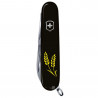 Складной нож Victorinox HUNTSMAN UKRAINE Колоски пшеницы желт. 1.3713.3_T1330u