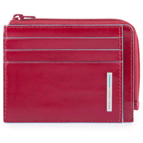 Кредитница Piquadro Blue Square (B2) Red PP4822B2R_R