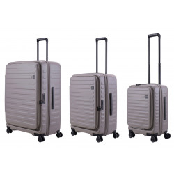 Набір валіз Lojel Cubo V4 S/M/L Warm Gray Lj-1627-38340